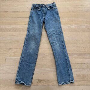 Levi's 90s Vintage Blue 516 High Rise Straight Jeans Canada Women's 26/33